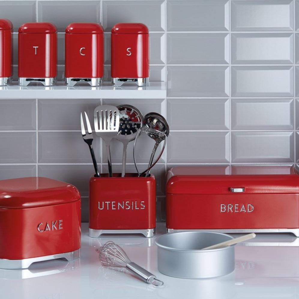 Kitchen Craft Ёмкость для хранения кофе Lovello Retro red  