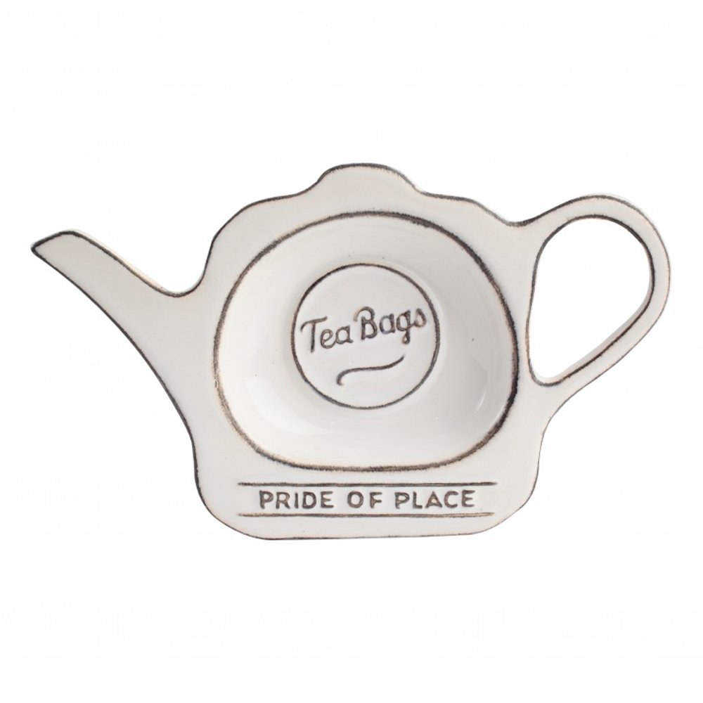 t&g подставка для чайных пакетиков pride of place white