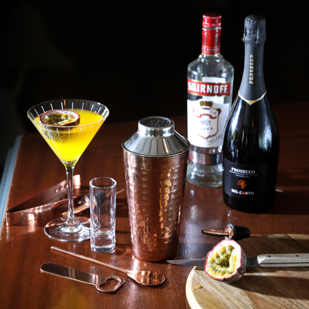  Набор барных аксессуаров Bar Craft (шейкер из нержавеющей стали с крышкой из древесины акации, 450 м Арт.: BCCOCKTAIL7PC