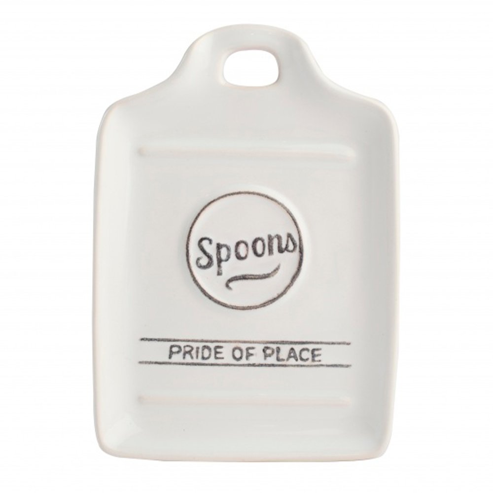 t&g подставка для ложки pride of place white