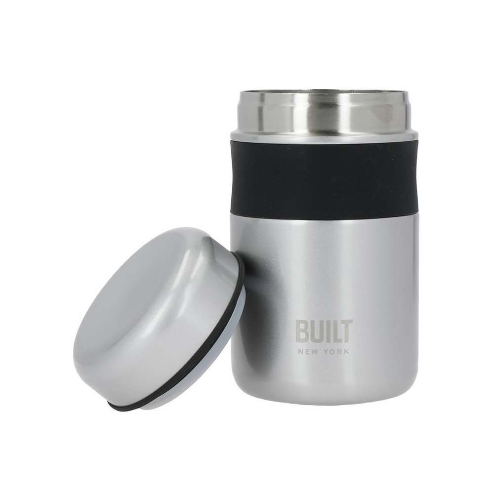  Термос для еды Built, 0.49 л, цвет серый металлик Арт.: BLTJAR490SIL