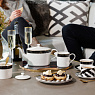 Набор для сахара и сливок фарфоровый Mikasa Luxe Deco 245 мл белый Арт.: MKLDSUGCRMSET