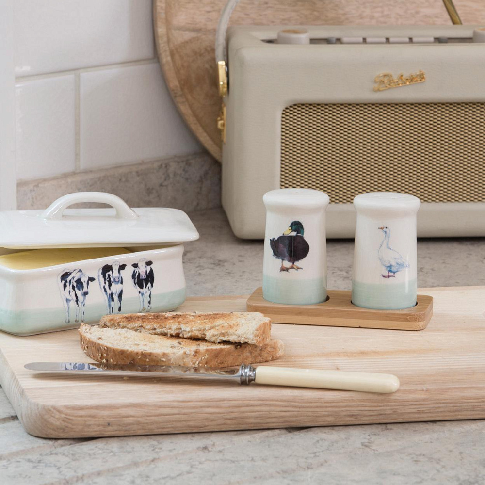  Kitchen Craft Солонка и перечница на подставке Арт.: AFSNP