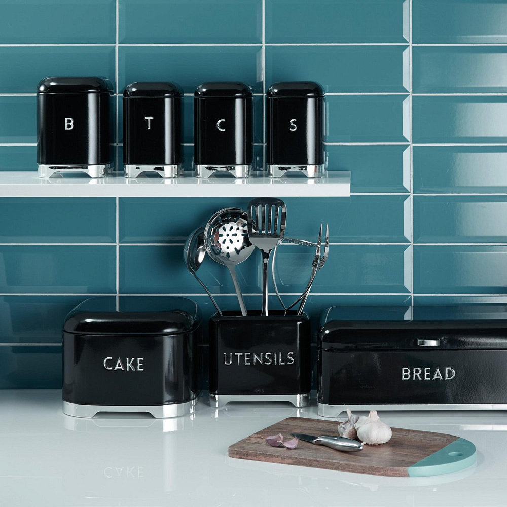  Kitchen Craft Органайзер для кухонных принадлежностей Black Арт.: LOVUTENBLK