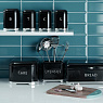 Kitchen Craft Ёмкость для хранения чая Black Арт.: LOVTEABLK