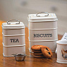 Kitchen Craft Ёмкость для хранения печенья Living Nostalgia creamy Арт.: LNBISCCRE
