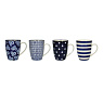 Kitchen Craft Набор из 4 кружек Арт.: JY18LT31