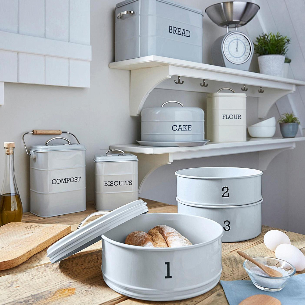  Kitchen Craft Органайзер кухонный трехуровневый Living Nostalgia Арт.: LN3TCTGRY