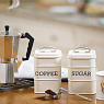 Kitchen Craft Ёмкость для хранения сахара Living Nostalgia creamy Арт.: LNSUGARCRE