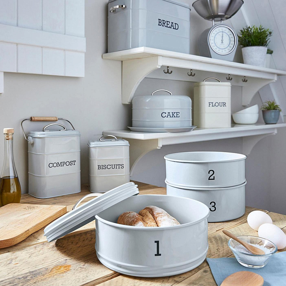  Kitchen Craft Органайзер кухонный трехуровневый Living Nostalgia Арт.: LN3TCTGRY