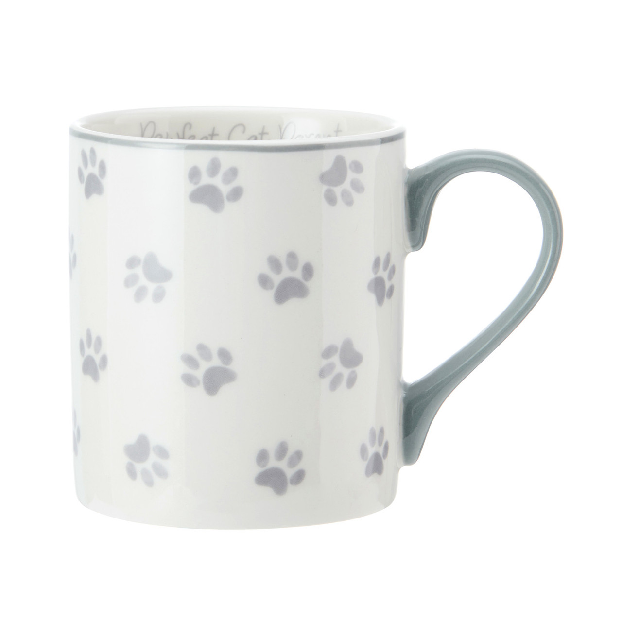 кружка фарфоровая pawfect cat parent mikasa white 280 мл
