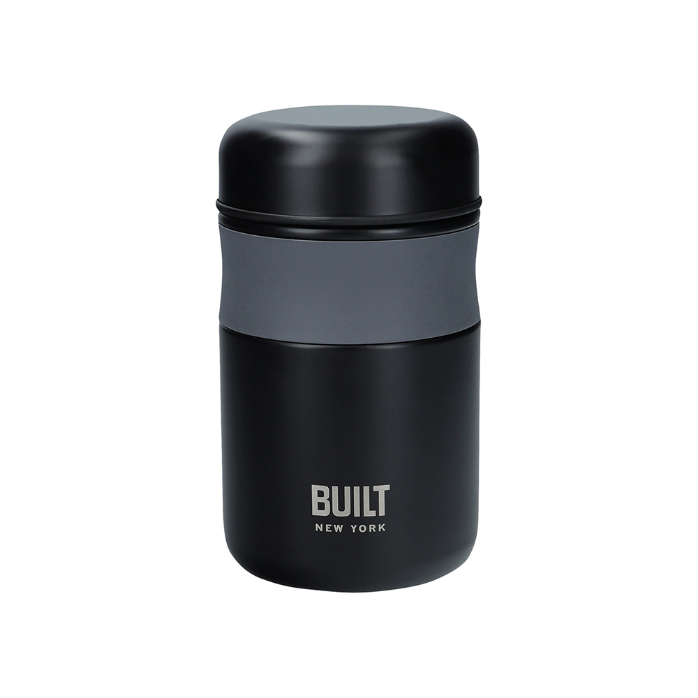 Термос для еды Built, 0.49 л, черный Арт.: BLTJAR490BLK