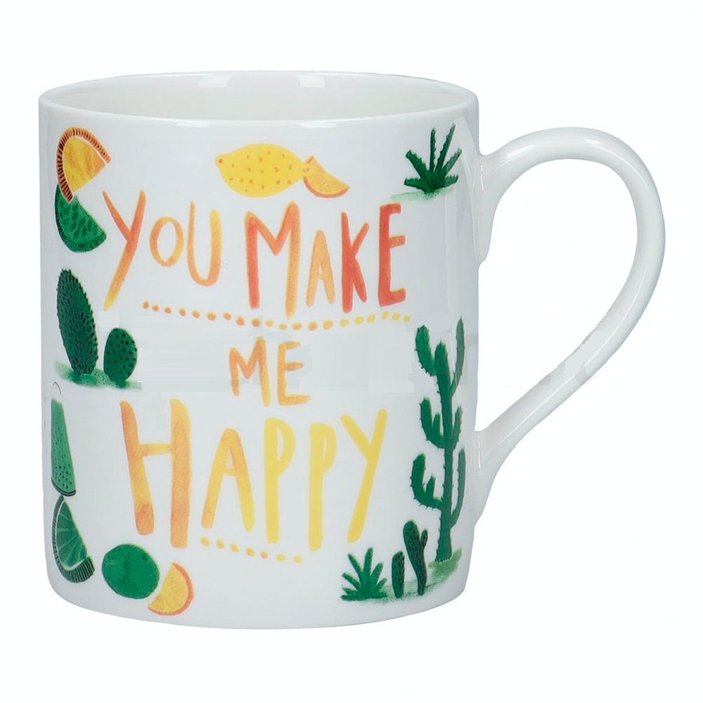 Kitchen Craft Кружка Make me happy Арт.: KCMCAN177
