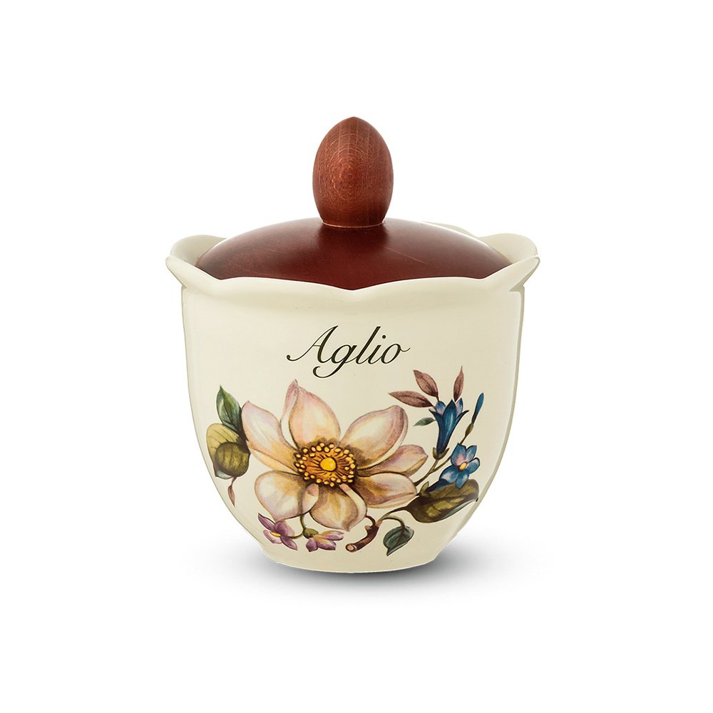 nuova cer емкость для чеснока petali di primavera 13см