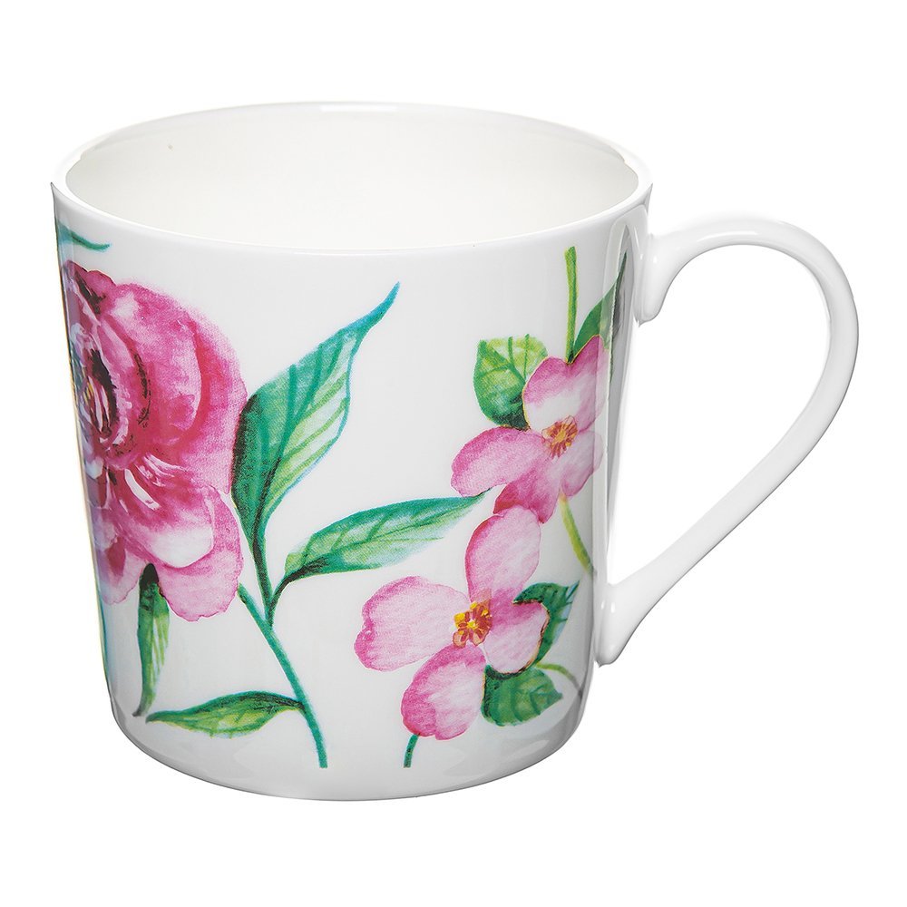  Rose of England Кружка Розовый с голубой птицей Арт.: DOR.WR.1