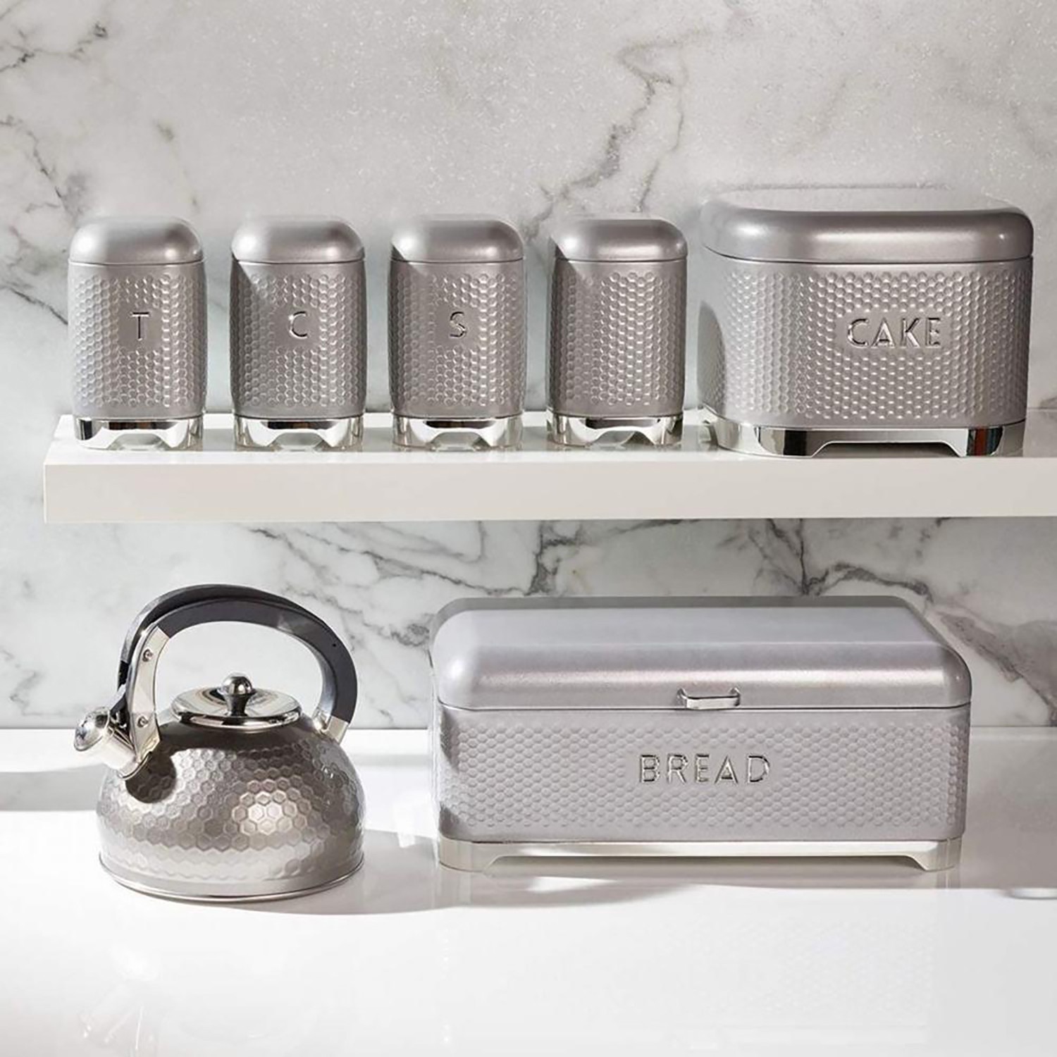 Kitchen Craft Емкость для хранения кофе Textured Grey  