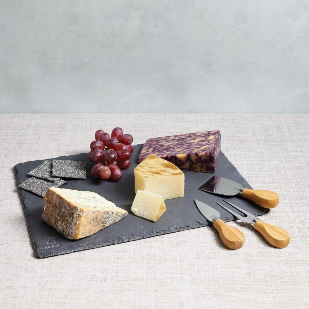 Kitchen Craft Набор для нарезки сыра Artesa Natural Slate Арт.: ARTCHEESESLATE