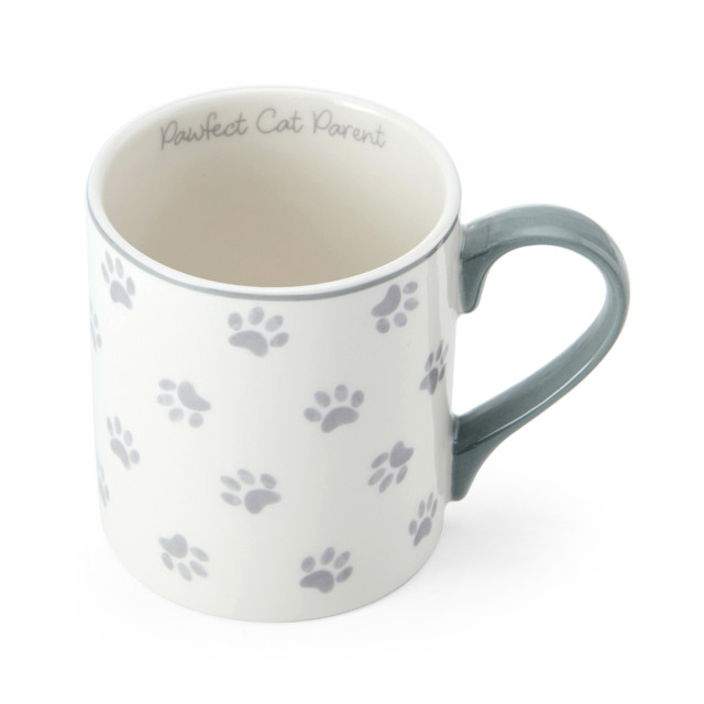 Кружка фарфоровая Pawfect Cat Parent Mikasa WHITE 280 мл  
