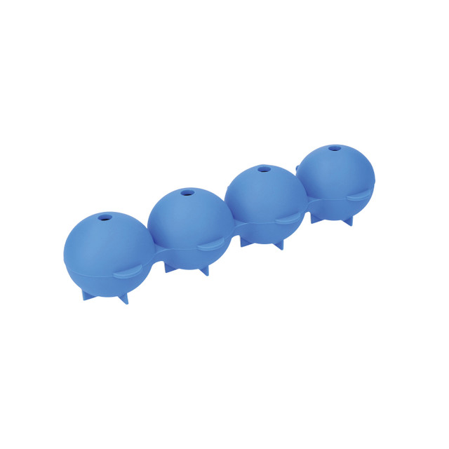 форма для льда colorworks sphere в подарочной коробке, силикон марки lfgb blue 