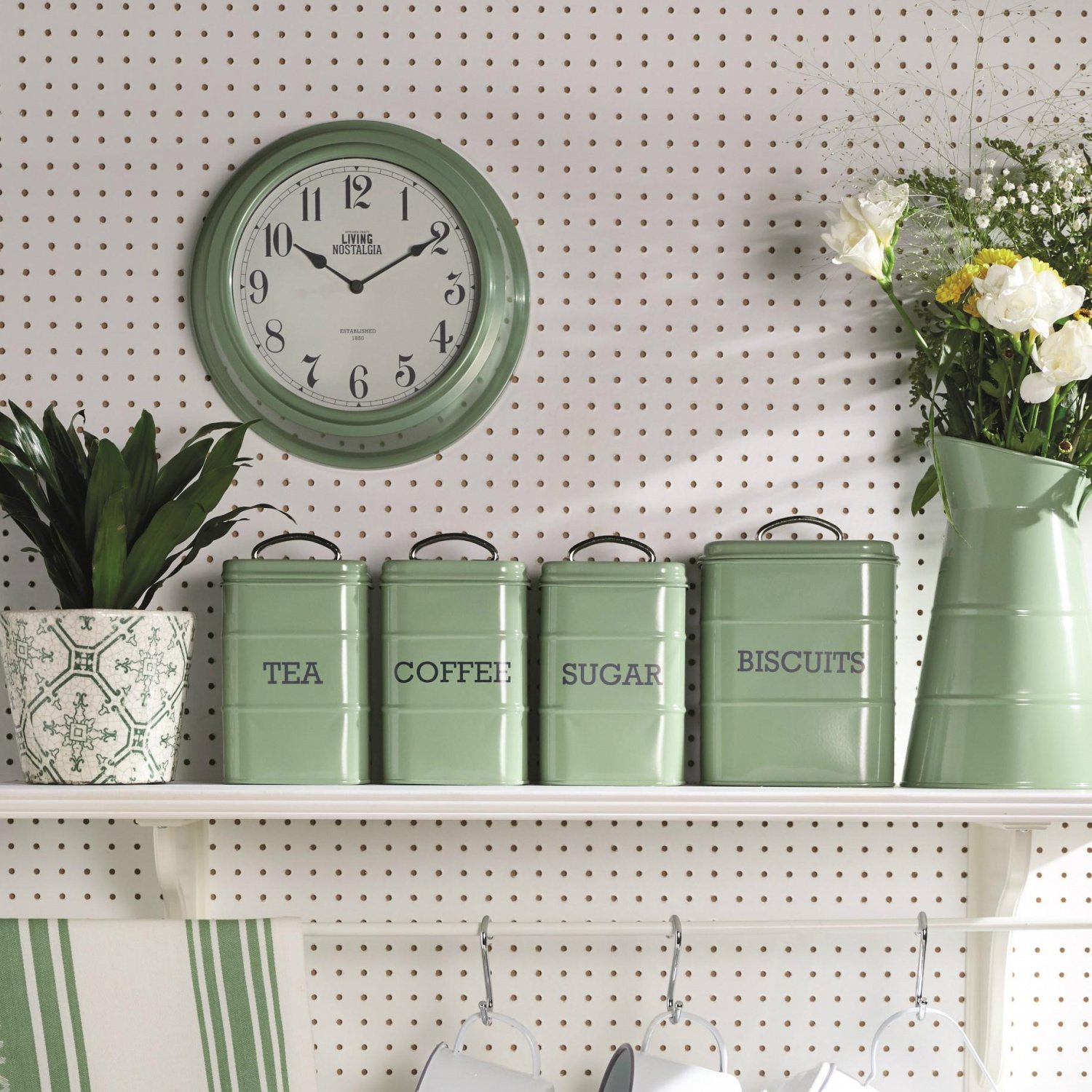 Kitchen Craft Ёмкость для хранения сахара Green  