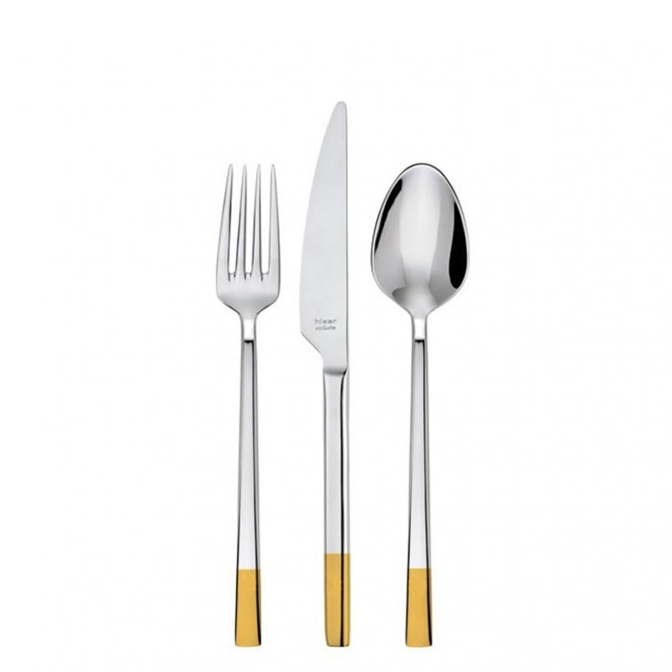 Набор десертных приборов MILANO GOLD 18 шт Арт.: H55033