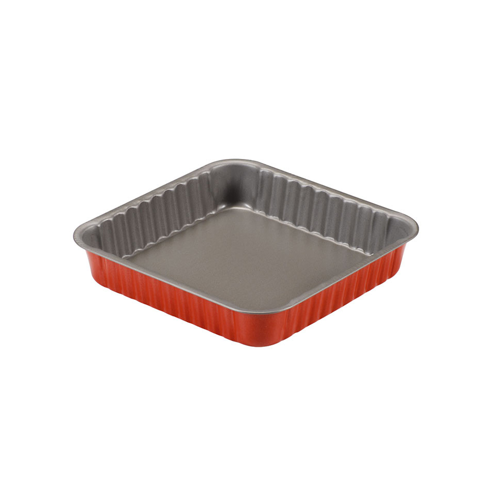 Форма для торта квадратная красная 24x24 см. Guardini Арт.: 54524HGNAM