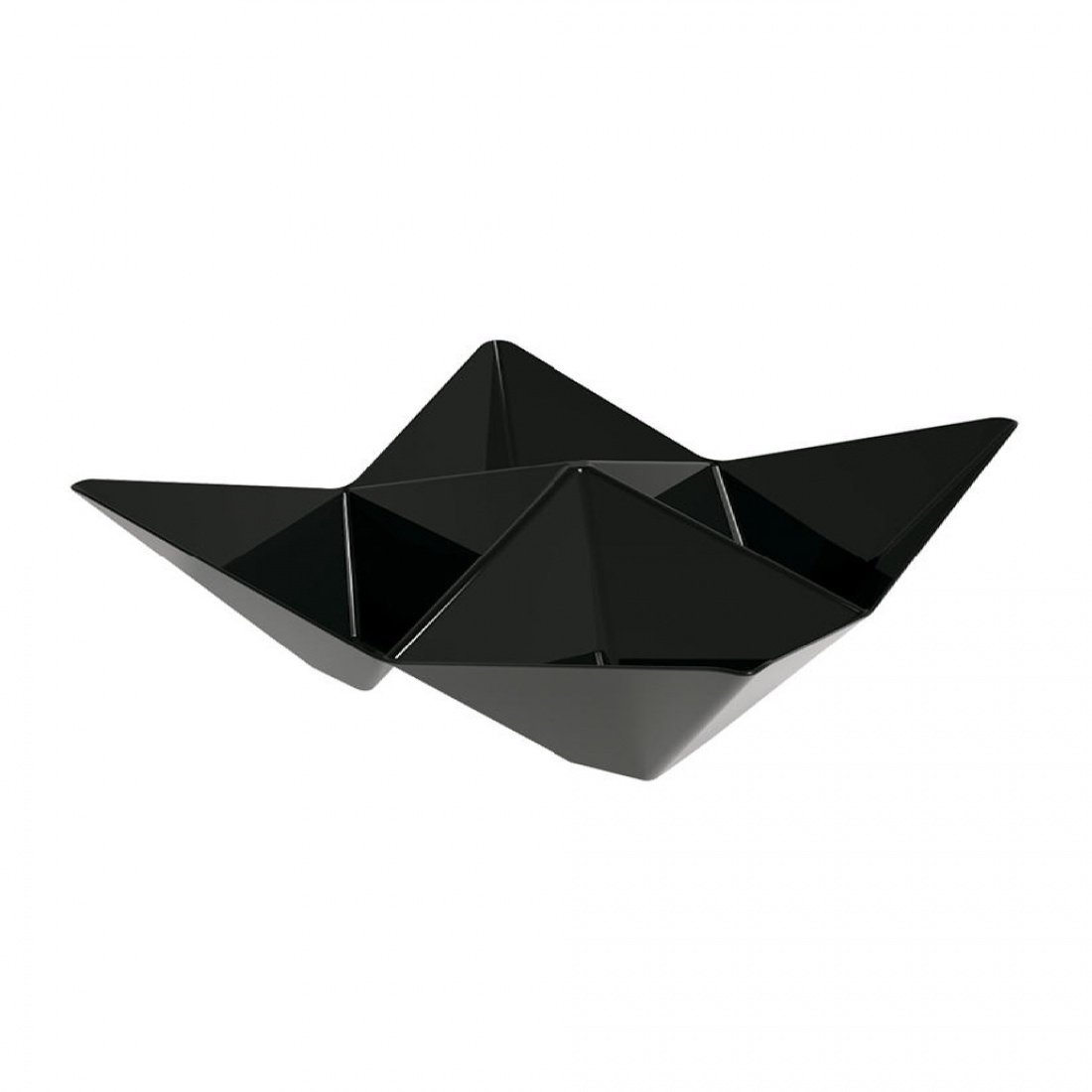 viejo valle набор тарелок для фуршета origami черные, 25 шт 