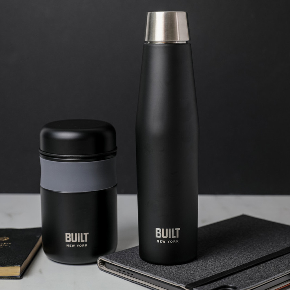 Набор BUILT (термобутылка 540 мл, термос для еды 473 мл) Арт.: BLTLUNCH2PCBLK