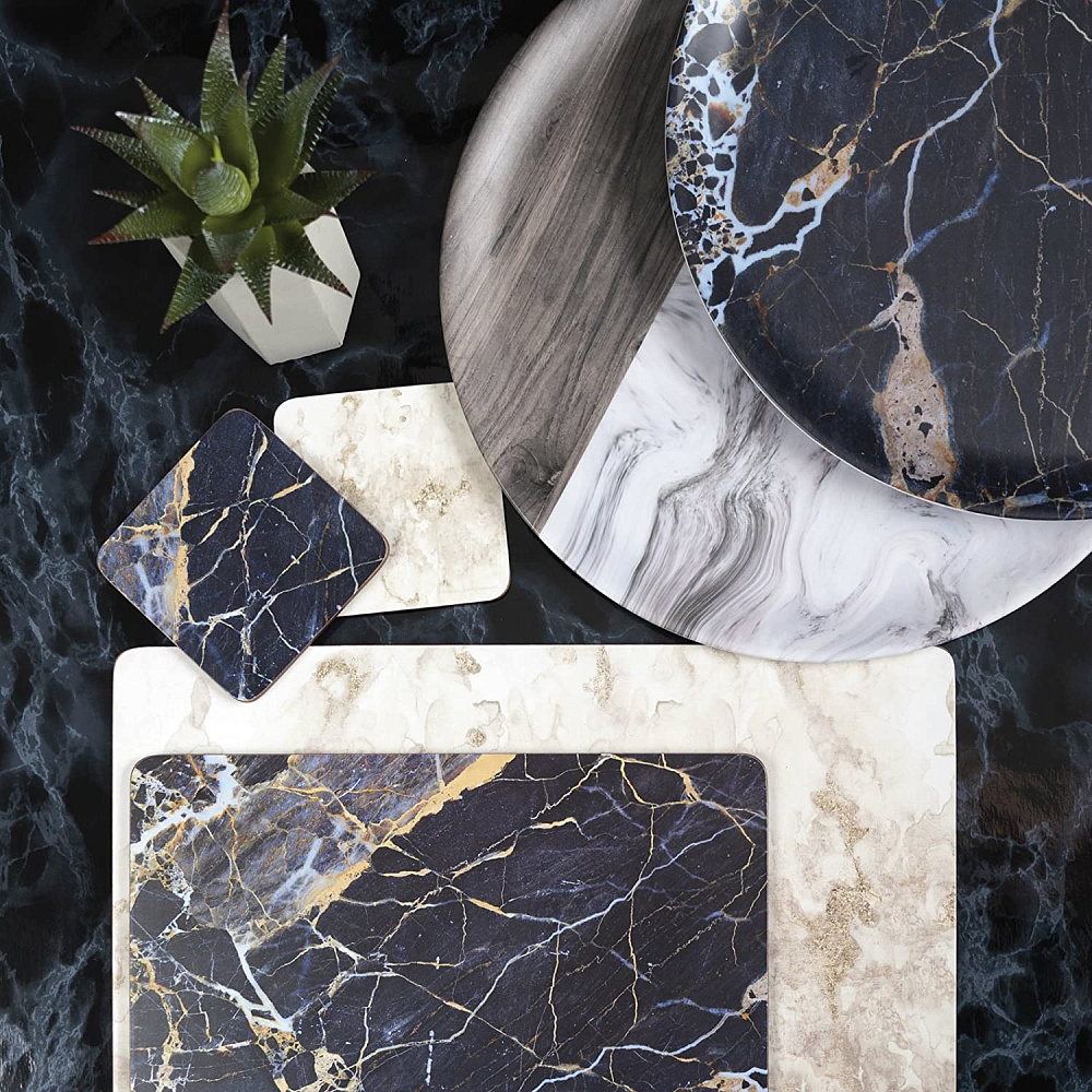 Creative Tops Набор из 6 подставок Grey Marble 23x30 Арт.: 5234293