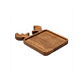 Менажница "Олень" малая 23х16 см деревянная, дуб Арт.: ДРВ-04/1
