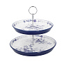 Двухъярусная подставка для торта London Pottery Арт.: LPBRCAKESTANDBLU