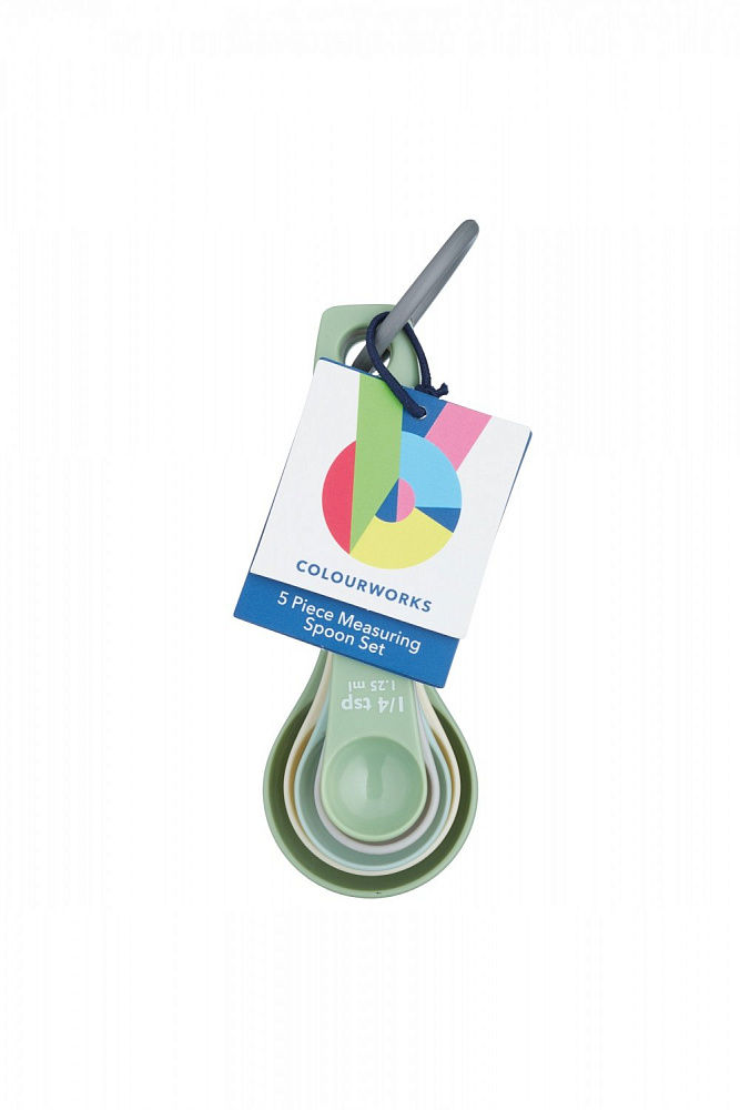 Kitchen Craft Набор мерных ложек 5 шт Colour Works Арт.: CWCLMSPOONSET