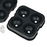 Форма для льда большая на 4 шара black Арт.: HJ-IM03 BLACK