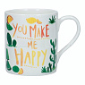 Kitchen Craft Кружка Make me happy Арт.: KCMCAN177