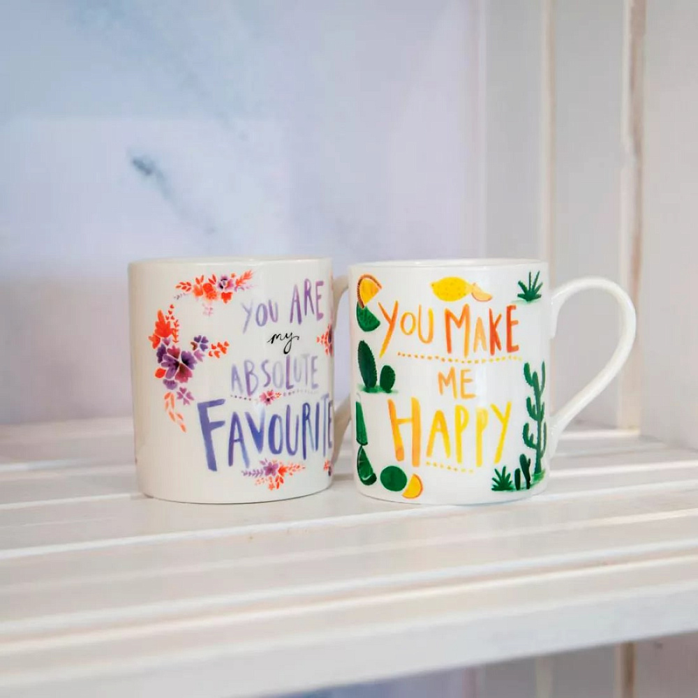 Kitchen Craft Кружка Make me happy Арт.: KCMCAN177