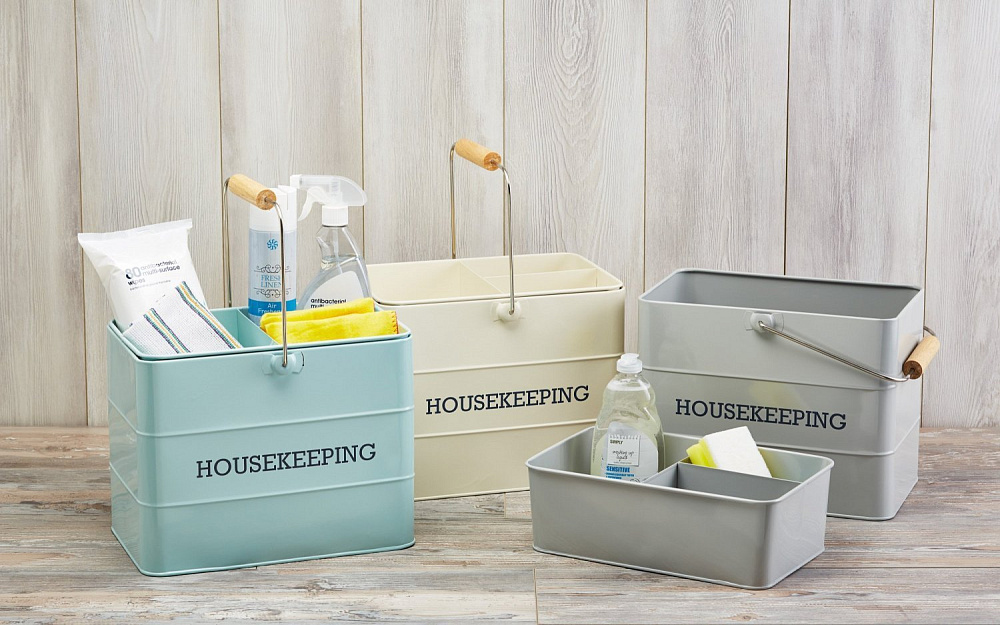 Kitchen Craft Набор для уборки Living Nostalgia Арт.: LNHKEEPBLU