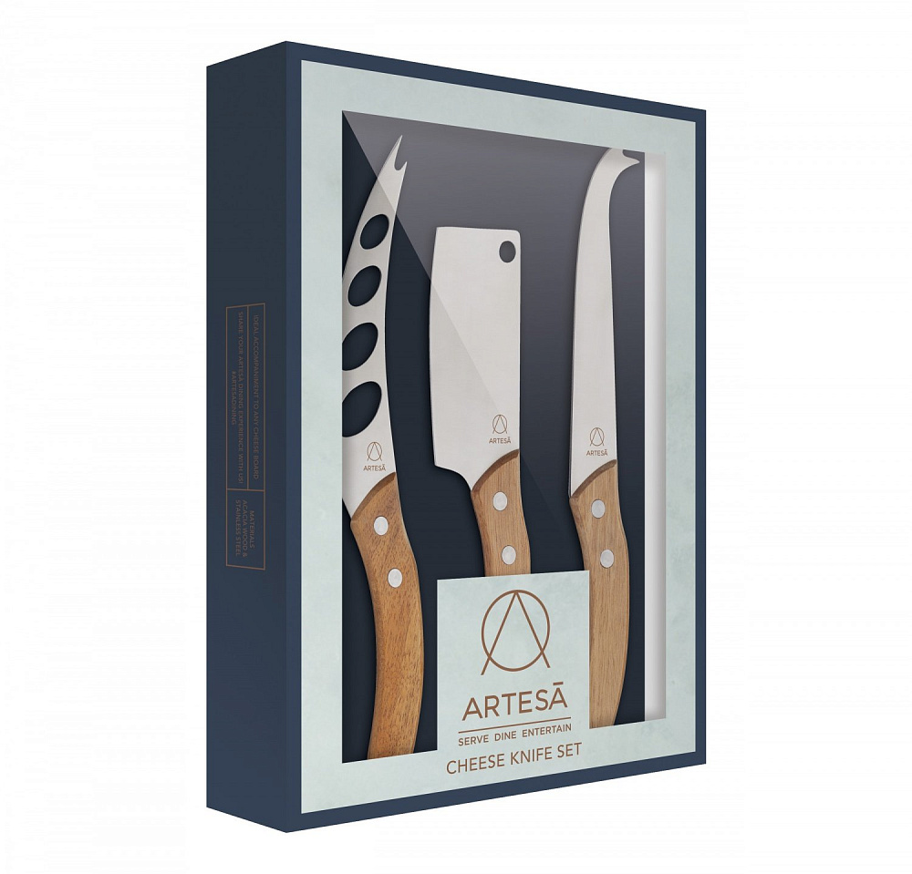 Kitchen Craft Набор ножей для сыра Арт.: ARTCHEESE3PC