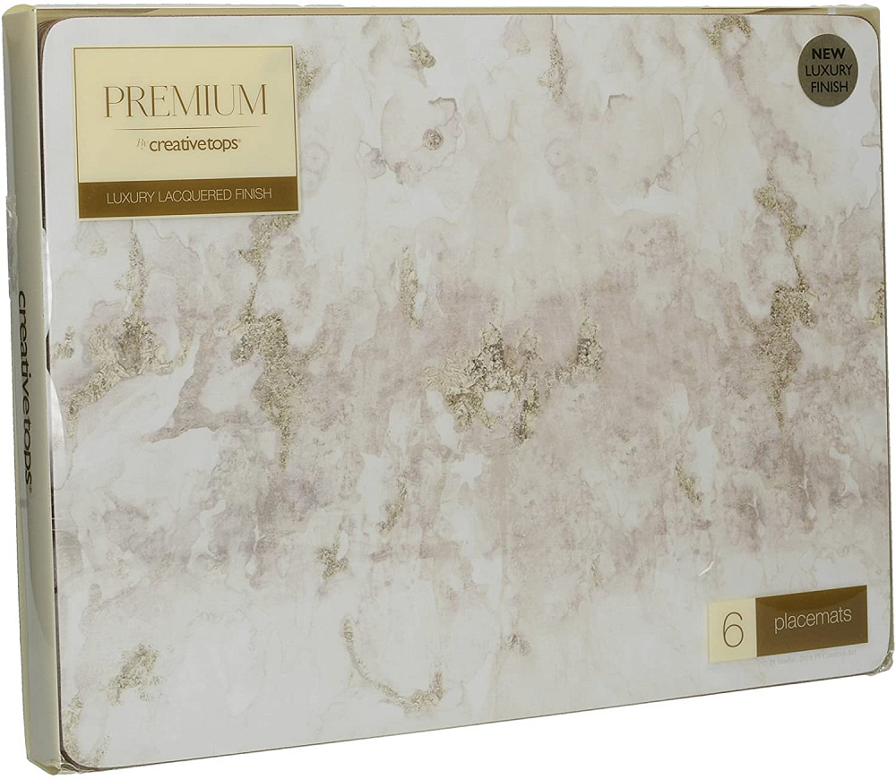 Creative Tops Набор из 6 подставок Grey Marble 23x30 Арт.: 5234293