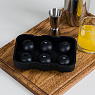 Форма для льда на 6 шаров black Арт.: HJ-IM02 BLACK