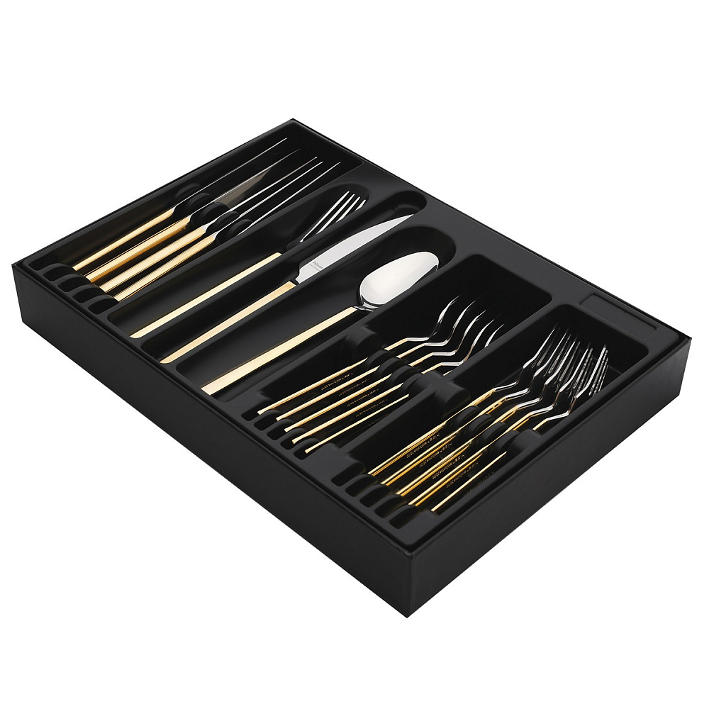 Набор столовых приборов MILANO GOLD18 шт Арт.: H50932