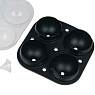 Форма для льда малая на 4 шара black Арт.: HJ-IM01 BLACK