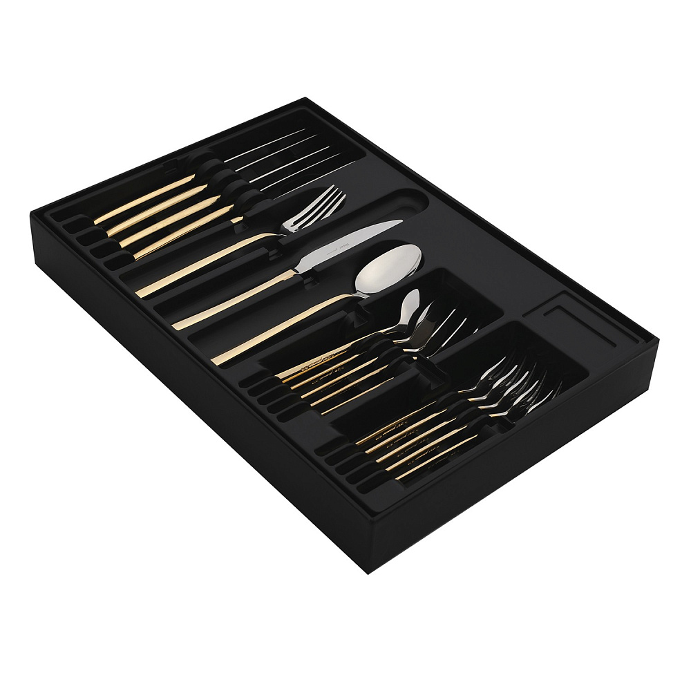 Набор десертных приборов BAHAMA Gold 18 шт Арт.: H58033