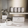 Kitchen Craft Ёмкость для хранения сахара Lovello Retro Ice White Арт.: LOVSUGARWHT