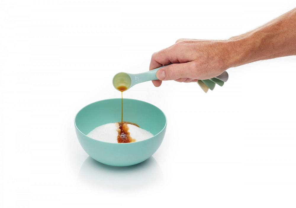 Kitchen Craft Набор мерных ложек 5 шт Colour Works Арт.: CWCLMSPOONSET