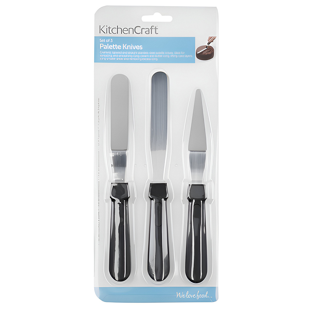  Набор из 3 мастихинов KC сталь Арт.: SDISPK3PC