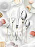 Набор десертных приборов FLORENCE GOLD 18 шт Арт.: H52433